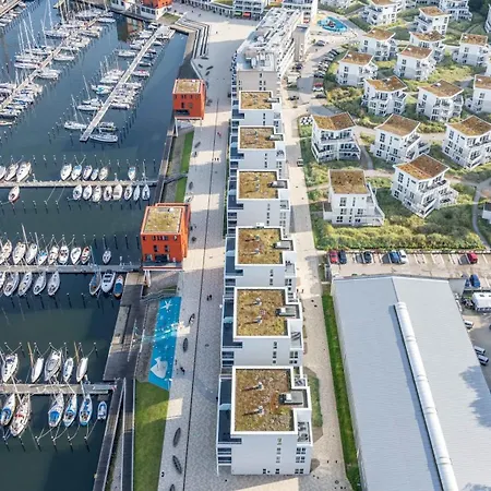 App 24 2-zi Whg Wasserblick Am Passathafen Travemünde Pva024 *